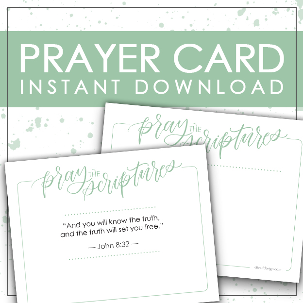 Printable Prayer Cards A Simple Way To Pray For Your Children With 